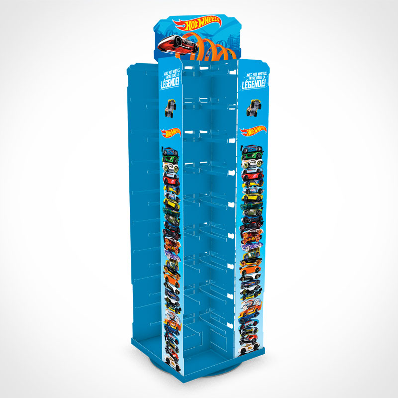 Hot Wheels Small Spinner – Origami Retail Displays